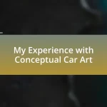 My Experience with Conceptual Car Art