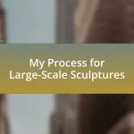My Process for Large-Scale Sculptures