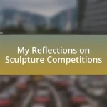 My Reflections on Sculpture Competitions
