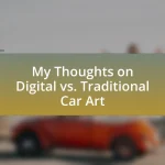My Thoughts on Digital vs. Traditional Car Art